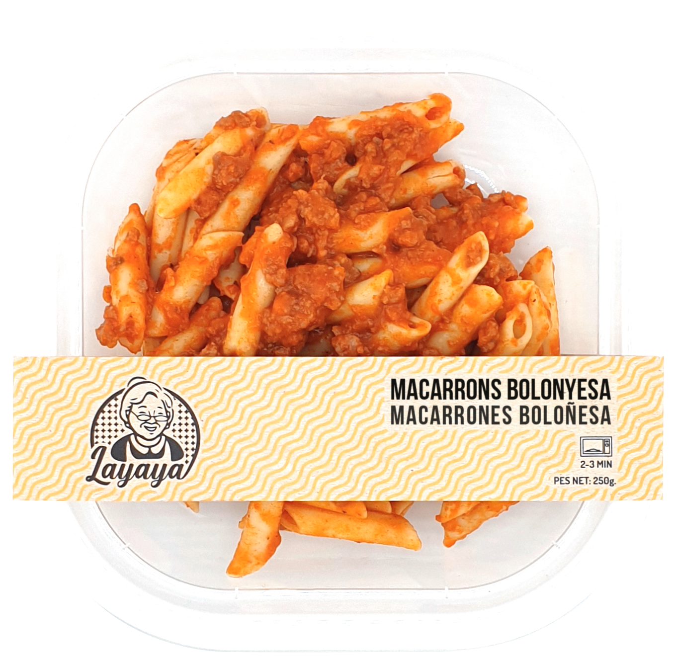 Macarrons bolonyesa